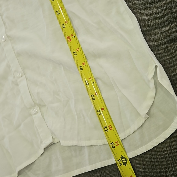 💥50% sale💥Decker white Burton down blouse M #c171 - Picture 6 of 6